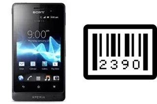 How to find the serial number on Sony Xperia go