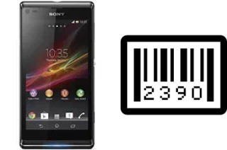 How to find the serial number on Sony Xperia L