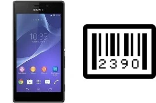 How to find the serial number on Sony Xperia M2 Aqua