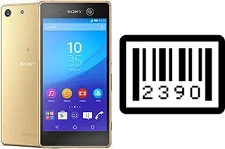 How to find the serial number on Sony Xperia M5 Dual