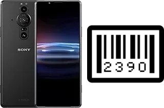 How to find the serial number on Sony Xperia Pro-I