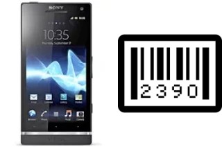 How to find the serial number on Sony Xperia S