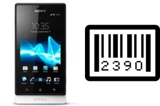 How to find the serial number on Sony Xperia sola