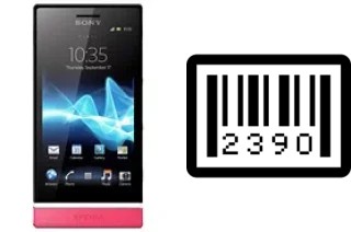 How to find the serial number on Sony Xperia U