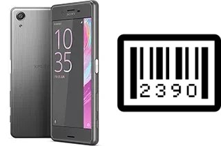 How to find the serial number on Sony Xperia X Performance