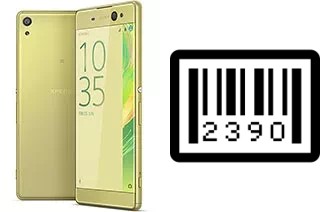 How to find the serial number on Sony Xperia XA Ultra