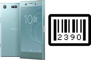 How to find the serial number on Sony Xperia XZ1 Compact