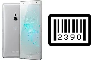 How to find the serial number on Sony Xperia XZ2