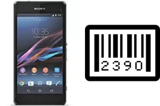 How to find the serial number on Sony Xperia Z1 Compact