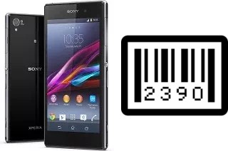 How to find the serial number on Sony Xperia Z1