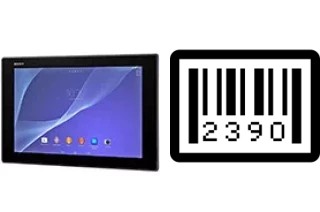 How to find the serial number on Sony Xperia Z2 Tablet Wi-Fi