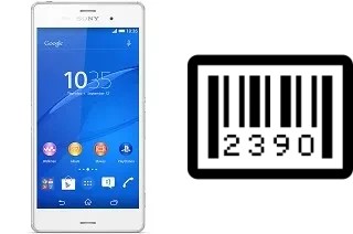 How to find the serial number on Sony Xperia Z3