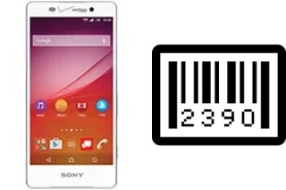 How to find the serial number on Sony Xperia Z4v