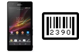 How to find the serial number on Sony Xperia ZR