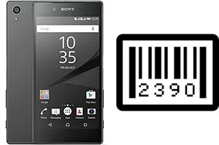 How to find the serial number on Sony Xperia Z5 Dual