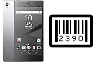 How to find the serial number on Sony Xperia Z5 Premium