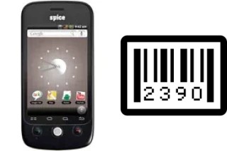 How to find the serial number on Spice Mi-300