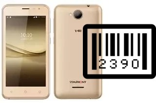 How to find the serial number on Symphony V48