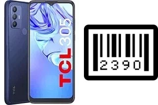 How to find the serial number on TCL 305