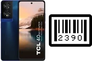 How to find the serial number on TCL 40 NxtPaper