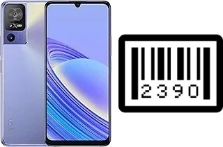 How to find the serial number on TCL 40 SE