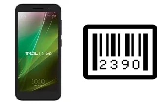 How to find the serial number on TCL L5 GO