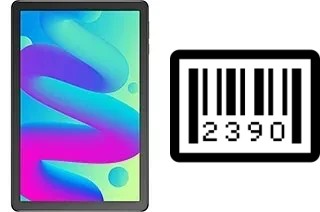 How to find the serial number on TCL Tab 10L