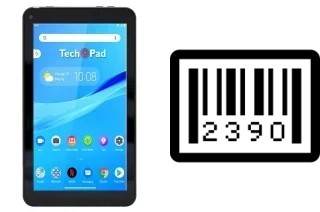 How to find the serial number on TechPad i700