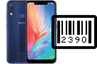 How to find the serial number on Tecno Camon i2