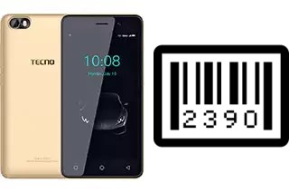 How to find the serial number on Tecno F2