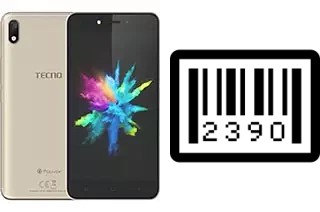 How to find the serial number on Tecno Pouvoir 1