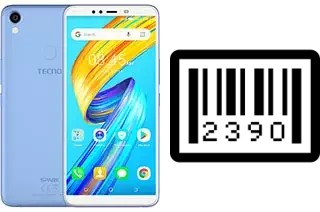 How to find the serial number on Tecno Spark 2