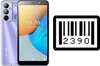 How to find the serial number on Tecno Pop 6 Go