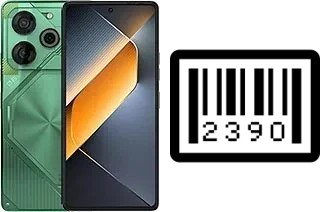 How to find the serial number on Tecno Pova 6 Pro