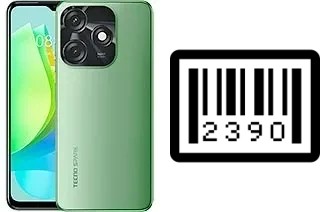 How to find the serial number on Tecno Spark 10C