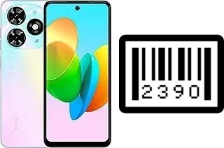 How to find the serial number on Tecno Spark 20C