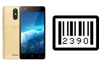 How to find the serial number on Tecno WX3F LTE