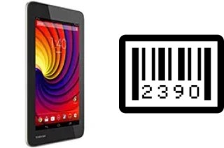 How to find the serial number on Toshiba Excite Go