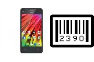 How to find the serial number on True Smart 4G Speedy 4 Inch