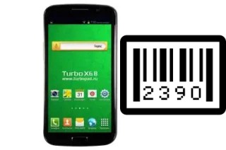 How to find the serial number on Turbo B X6