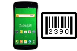 How to find the serial number on Turbo X6 B