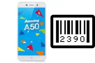 How to find the serial number on TWM Amazing A50