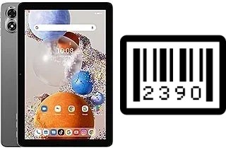 How to find the serial number on Umidigi G1 Tab