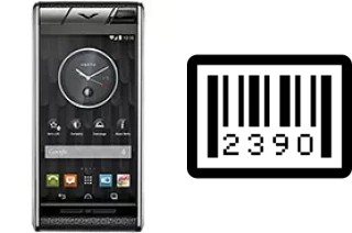 How to find the serial number on Vertu Aster