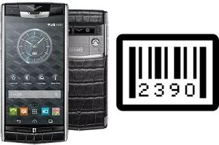 How to find the serial number on Vertu Signature Touch