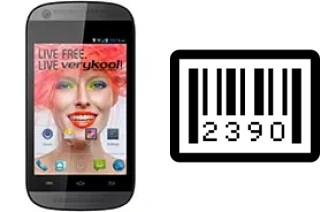 How to find the serial number on verykool s3501 Lynx