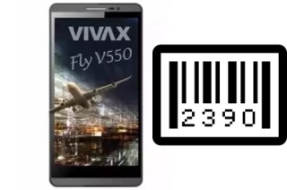 How to find the serial number on Vivax Fly V550