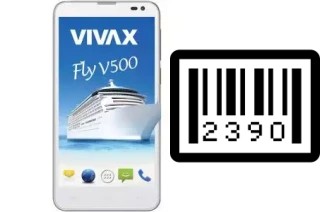 How to find the serial number on Vivax Smart Fly V500