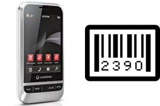 How to find the serial number on Vodafone 845