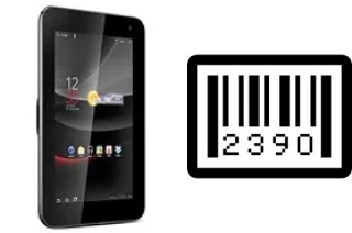 How to find the serial number on Vodafone Smart Tab 7